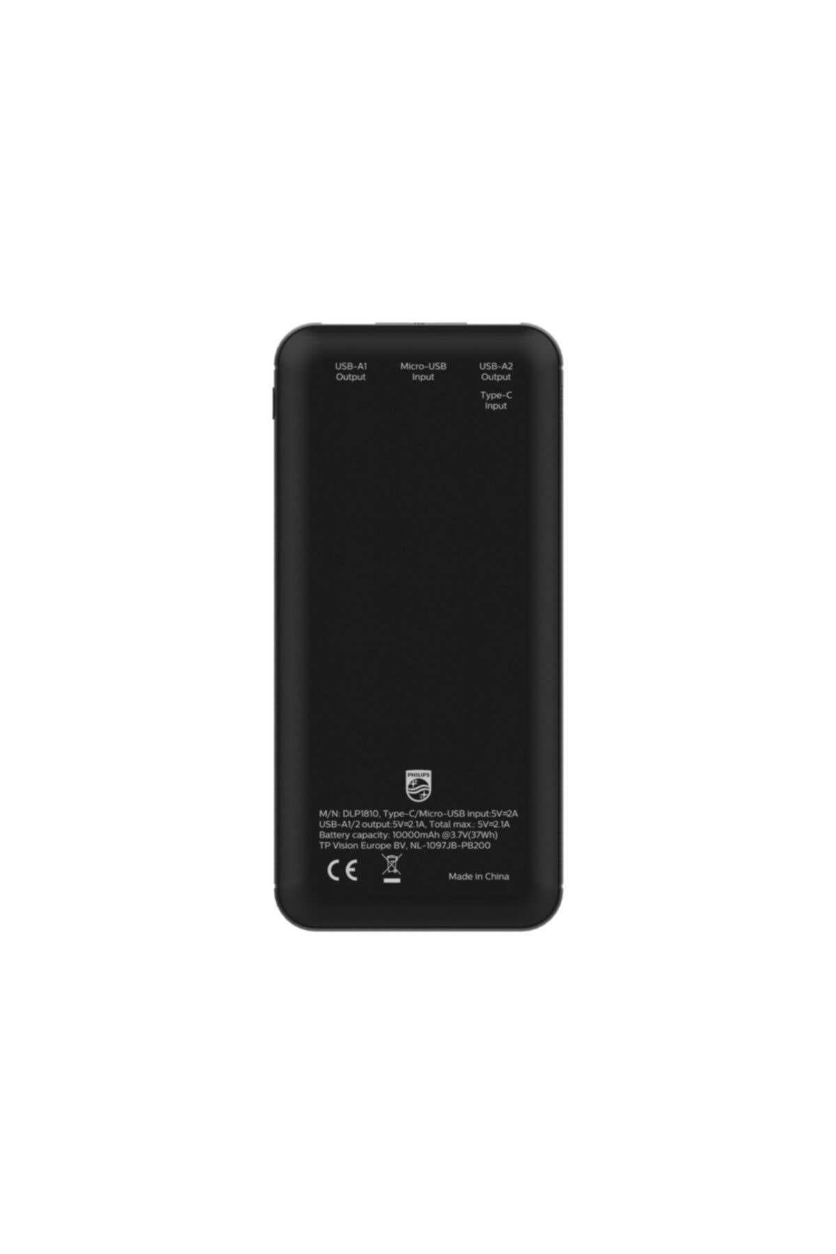 DLP1810NB 10.000 mAh Power Bank Siyah (2 Çıkış)