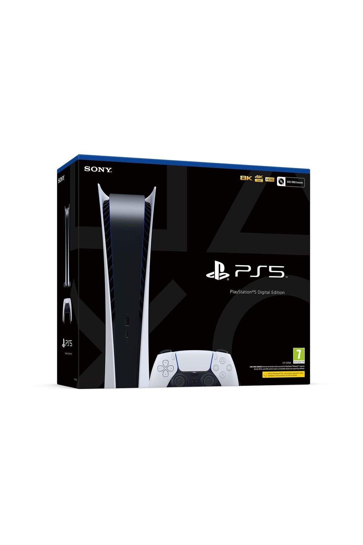 Playstation 5 825 GB Dijital Sürüm - Türkçe Menü - PS5