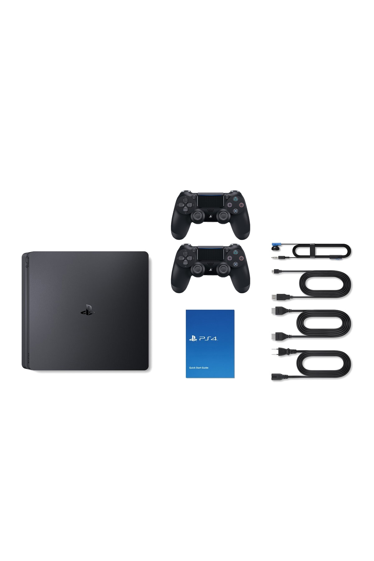 Playstation 4 Slim 500 GB - Türkçe Menü + 2. PS4 Kol